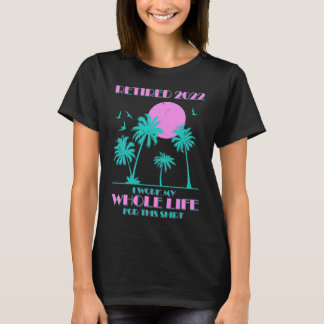 Beach Summer Vacation 2022 Ich arbeitete mein Wese T-Shirt