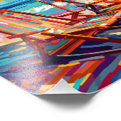 Beach Summer Vibes Fotodruck (Ecke)