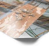 Beach Sun Hat in Ocean Breeze Fotodruck (Ecke)
