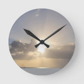 BEACH SUN RUNDE WANDUHR (Vorderseite)