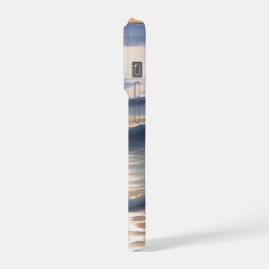 Beach Sun & Surf Monogram  iPhone Hülle (Linke Seite)