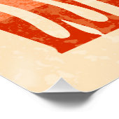 Beach Sun Waves Poster (Ecke)