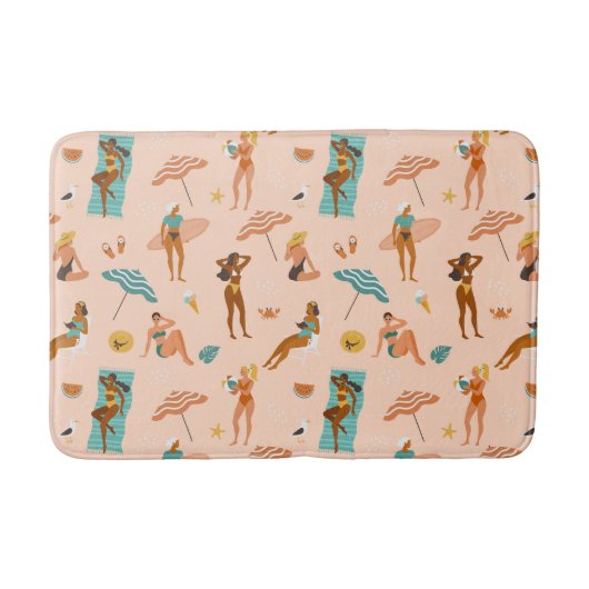 Beach Sunbader Pattern Badematte (Vorderseite)