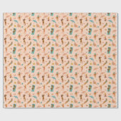 Beach Sunbader Pattern Geschenkpapier (Flach)