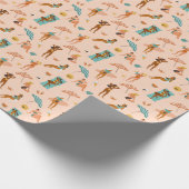 Beach Sunbader Pattern Geschenkpapier (Ecke)