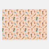 Beach Sunbader Pattern Geschenkpapier Set (Vorderseite 2)