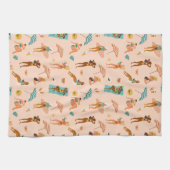 Beach Sunbader Pattern Geschirrtuch (Horizontal)