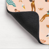 Beach Sunbader Pattern Mousepad (Ecke)