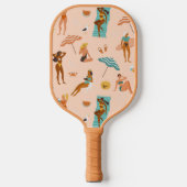 Beach Sunbader Pattern Pickleball Schläger (Vorderseite)