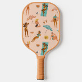 Beach Sunbader Pattern Pickleball Schläger (Rückseite)