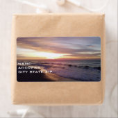 ****BEACH SUNRISE**** ADRESSE ETIKETT (Insitu)