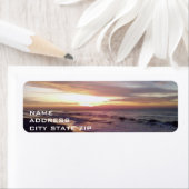 ****BEACH SUNRISE**** ADRESSE ETIKETT (Insitu)