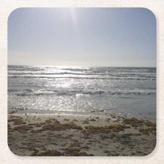 Beach Sunrise Drink Untersetzer (Vorderseite)
