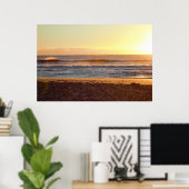 Beach Sunrise Foto Poster (Heimbüro)