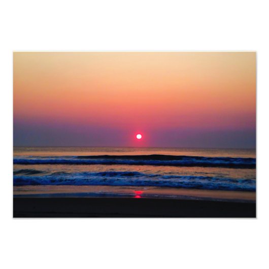 Beach Sunrise Fotodruck (Vorne)