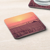 Beach Sunrise Fotografy Untersetzer (Linke Seite)