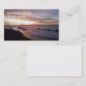 BEACH SUNRISE GESCHÄFTSKARTE VISITENKARTE (Vorne/Hinten)
