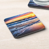 Beach Sunrise Getränkeuntersetzer (Linke Seite)