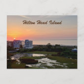 Beach Sunrise Hilton Head Island South Carolina Postkarte (Vorderseite)