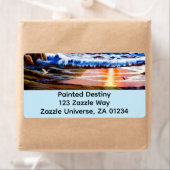 Beach Sunrise Label (Insitu)