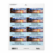Beach Sunrise Label (Vorne)