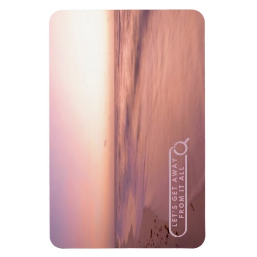 Beach Sunrise Magnet (Vertikal)