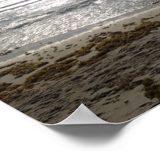 Beach Sunrise Poster (Ecke)