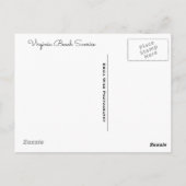 Beach Sunrise Postkarte (Rückseite)