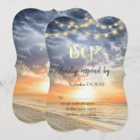 Beach Sunrise String Lights Seashell UAWG