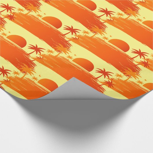Beach Sunrise Sunset Thunder_Cove Geschenkpapier (Ecke)
