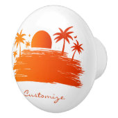 Beach Sunrise Sunset Thunder_Cove Keramikknauf (Rechts)