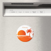 Beach Sunrise Sunset Thunder_Cove Magnet (In Situ (Geschirrspüler))
