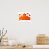 Beach Sunrise Sunset Thunder_Cove Poster (Küche)