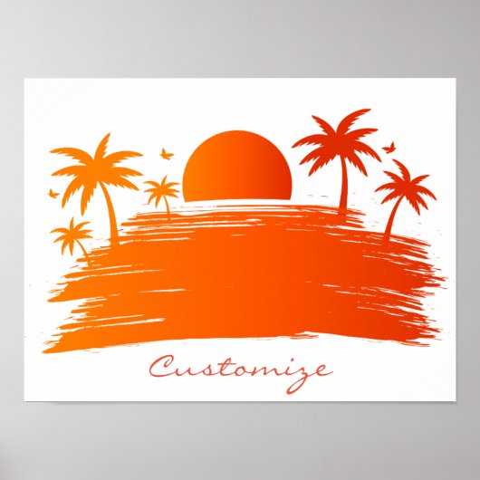 Beach Sunrise Sunset Thunder_Cove Poster (Vorne)