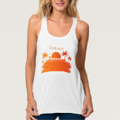 Beach Sunrise Sunset Thunder_Cove Tank Top (Vorderseite)
