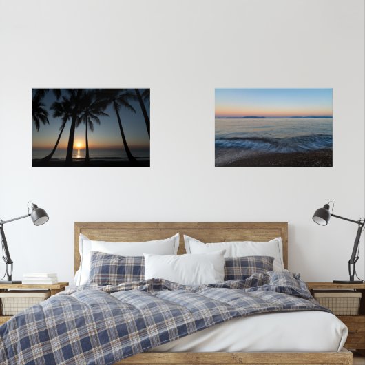 Beach Sunrise Wall Art – Set of Ocean Prints (Schlafzimmer)