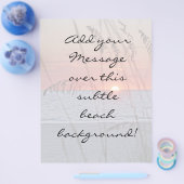 Beach Sunset Background Flyer (Einzeln)
