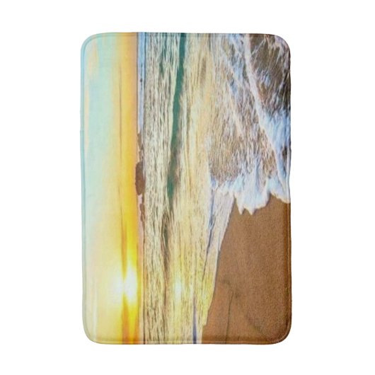 Beach Sunset Badematte (Vorderseite Vertikal)