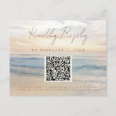 Beach Sunset Beachfront - Scan Code UAWG Begleitkarte (Vorderseite)