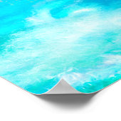 BEACH SUNSET Birds of Paradise Poster (Ecke)