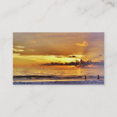 Beach Sunset Business Cards #13 Visitenkarte (Vorderseite)