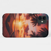 Beach Sunset Case-Mate iPhone Hülle (Rückseite (Horizontal))