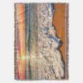 Beach Sunset Decke (Vorderseite Vertikal)