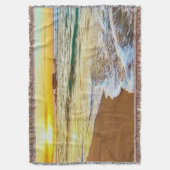 Beach Sunset Decke (Vorderseite Vertikal)