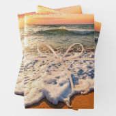 Beach Sunset Decoupage Geschenkpapier Set (Beispiel)