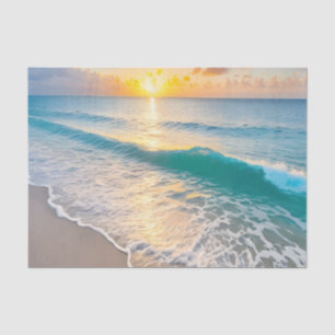 Beach Sunset Decoupage Seidenpapier