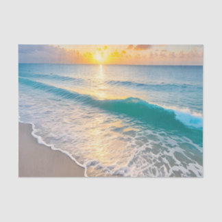 Beach Sunset Decoupage Seidenpapier