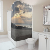 Beach Sunset Duschvorhang (Beispiel)