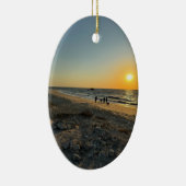 Beach Sunset Foto Ornament (Rechts)