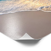 Beach Sunset Fotodruck (Ecke)